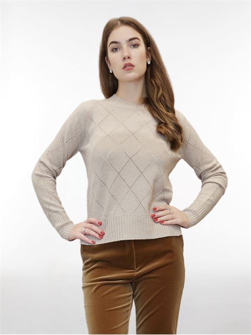 Maglia in lana e cachemire argyle MAXMARA STUDIO | 2363660839600002